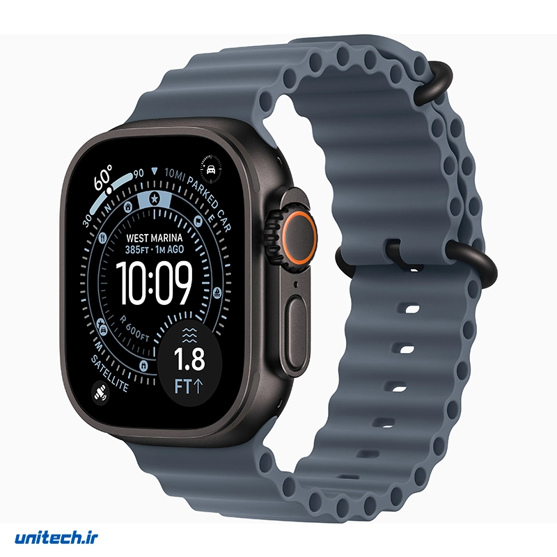 ساعت هوشمند اپل واچ الترا 3 Black titanium با بند Ocean2